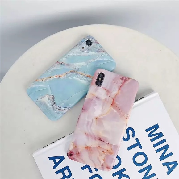 iPhone 7/8/Plus/X/XS/Max Marble Case - Picture 3 of 5